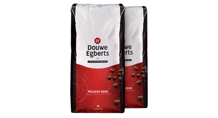 Douwe Egberts, koffiebonen, 3000 gram, melange rood, 435420 (1 stuk)