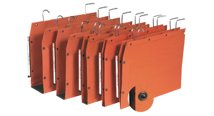 Hangmap oblique tub lat a4 u-bodem 50mm oranje
