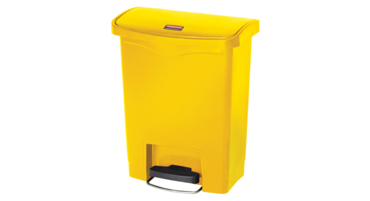 Rubbermaid, Slim Jim container, 30 liter, geel, VB 224177
