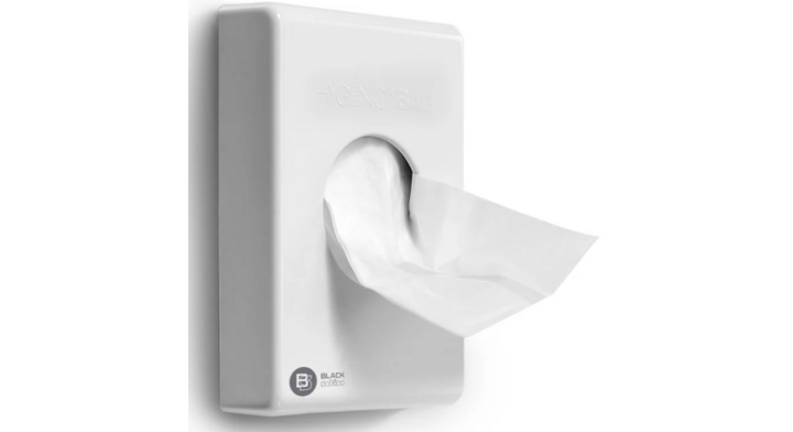 BlackSatino | Hygiënezakjes Dispenser | HB10 | Wit | 332720
