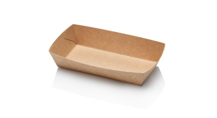 Snackbakje, kraft, A14, 157x88x35mm (5x100 stuks)