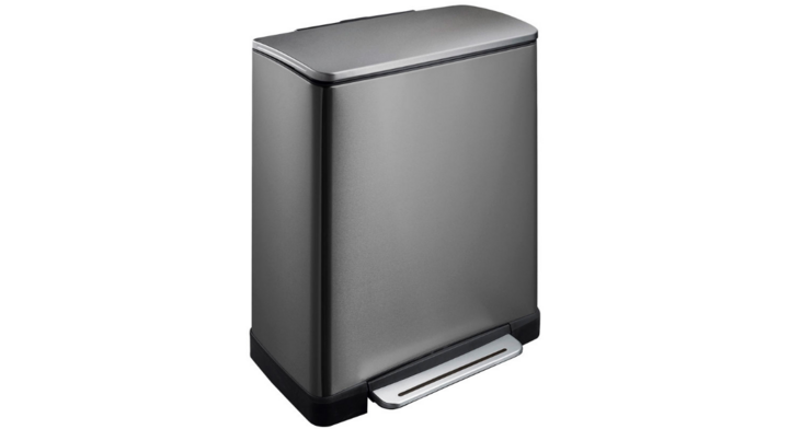 E-Cube EKO, pedaalemmer, 28+18 liter, black steel, VB 926848