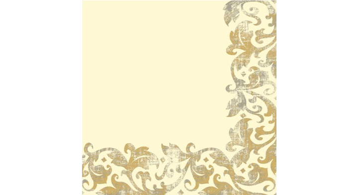 Duni Dunilin®, servet, 40x40 cm, Festive Champagne, 161285 (600 stuks) | OP=OP AANBIEDING