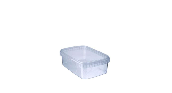 Bak rechthoek, PP, 192x129x62mm, 1000ml, transp (1944 stuks)
