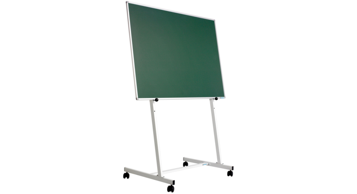 Smit Visual, Bordezel, verrijdbaar, wit, 3 hoogtes, 140cm