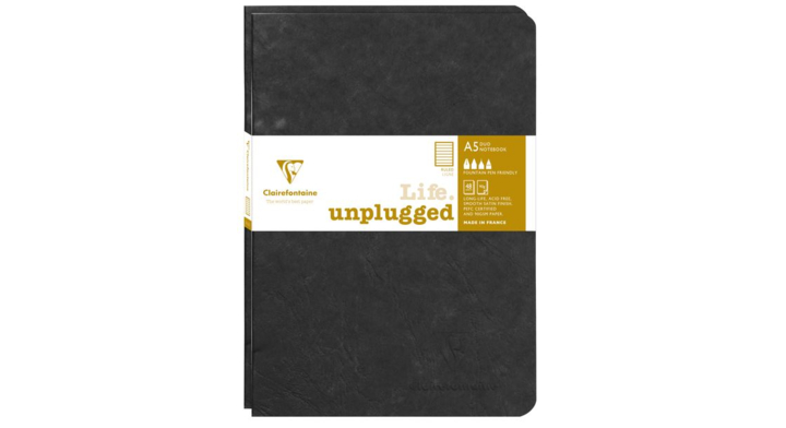 Schrift clairefontaine a5 lijn 96pag 90gr zw 2st(733171c)