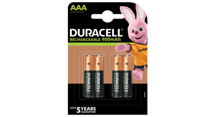 Batterij oplaadbaar duracell aaa duralock 800mah(50003948038