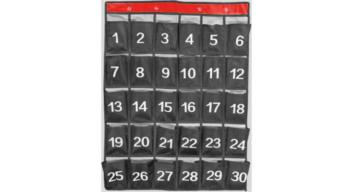 Telefoontas 30 vakken incl. 4 haken(1421581)