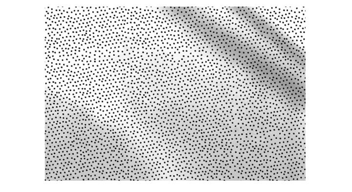 Zijdevloei, 50x75cm, black dots (100 vel)