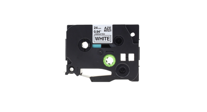 Compatible Lettertape brother p-touch tz251 24mm wit/zwart