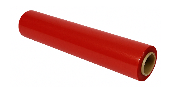 Wikkelfolie, rood, 50cm x 300m, T20, handrol