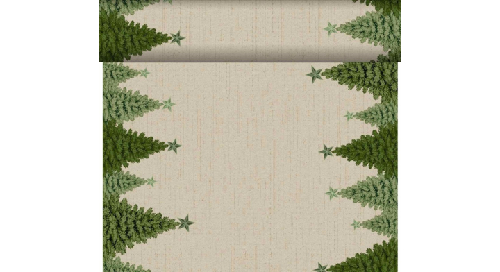 Duni Dunicel®, tête-à-tête, 0.4x24 meter, Fin Forest, 194227 (4 stuks)
