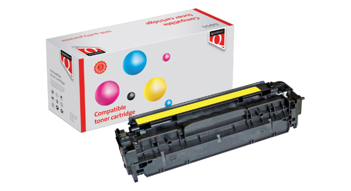 Toner Quantore alternatief tbv hp cc532a geel(851111)
