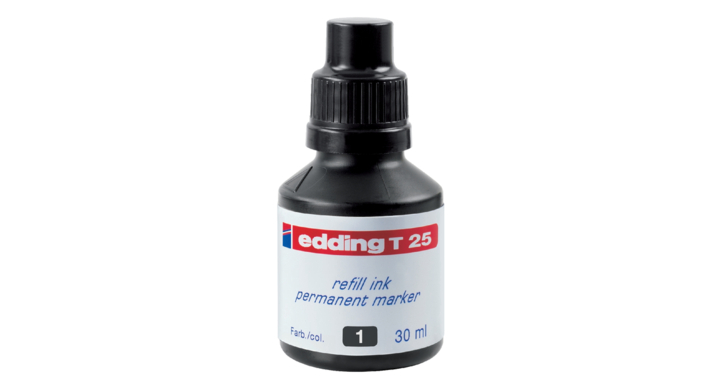 Viltstiftinkt edding t25 zwart