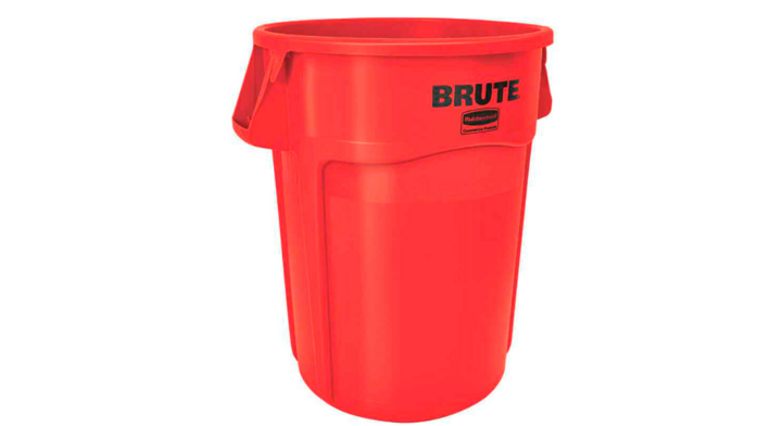 Rubbermaid Brute, afvalbak, 167 liter, rood, VB 002643