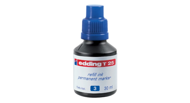 Viltstiftinkt edding t25 blauw