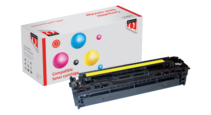 Toner Quantore alternatief tbv hp cb542a geel(851097)
