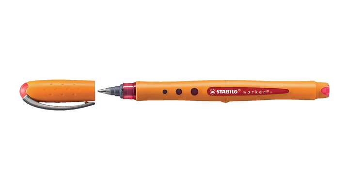 Rollerpen stabilo bionic worker rood