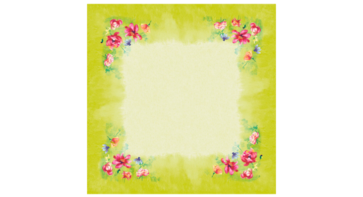 Duni Dunisilk®, napperon, 84x84cm, Garden Joy, 192086(100)