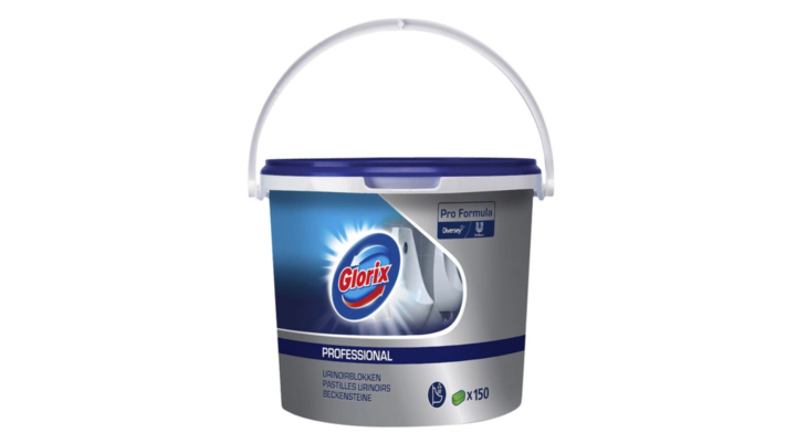 Glorix Professional | Urinoirblokken | 150 Blokjes | Citroenfris | 7517959 (1 stuk)