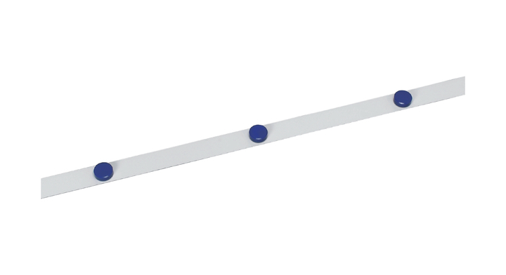 Ferroband maul 1mx35mm zelfklevend wit + 3 magneten(6210002)