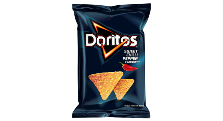 Doritos, chips, 44 gram, sweet chili pepper, 34478 (1 zakje)