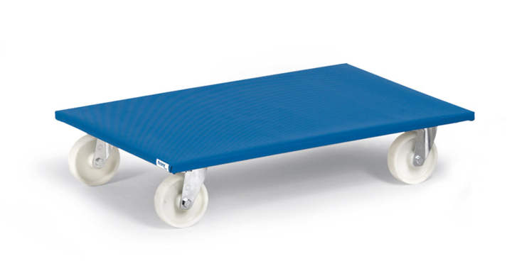 Meubelrolplateau, 800x600 mm Draagverm. 600kg Nylon wiel