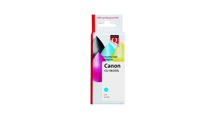 Inkcartridge quantore canon cli-581xxl blauw(k20747pr)