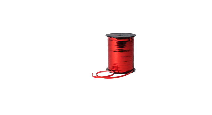 Krullint 5mm x500mtr 01 Rood Met.