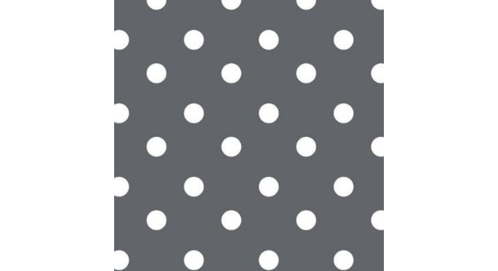 PVC tafelzeil, 120x180 cm, grijs met witte stippen (5 stuks)