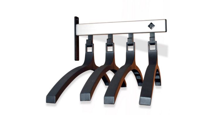 Pro-Line, wankdapstok met hangers, 4-haaks, grijs, VB 184071