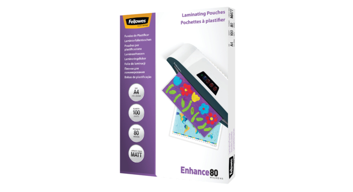 Lamineerhoes fellowes a4 mat 80my(5452101)