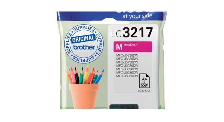 Inkcartridge brother lc-3217 rood(lc3217m)
