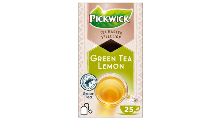 Pickwick Tea Master Selection, groene thee, lemon, 4060955 (25 stuks)