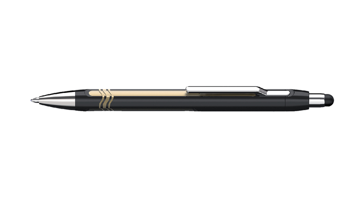 Stylus balpen schneider epsilon touch zwart/goud(s-138703)