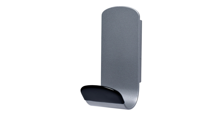 Kapstokhaak magneet unilux steely grijs 1 haak(100340734)