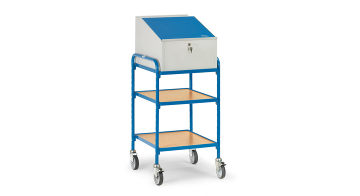 Verrijdbare kast afsluitbaar, 500x600mm Draagverm. 150kg