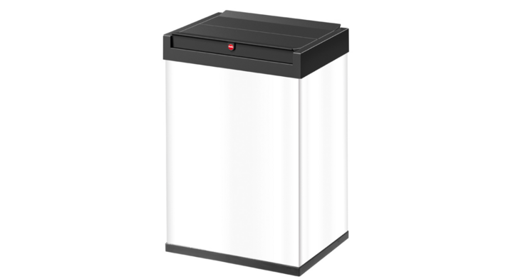 Big-Box Hailo Swing, afvalbak 35 liter, wit/zwart, VB 001511