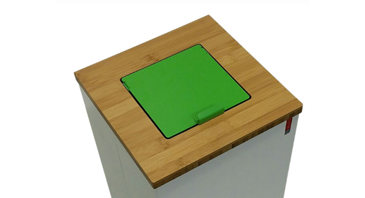Top met klepdeksel voor Lune Paxa Medium, groen, VB 730964 | GFT