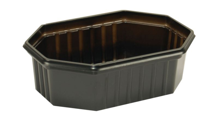 Fw Bakjes Klein Zwart   250 Cc 8 Hoekig Ds/1000