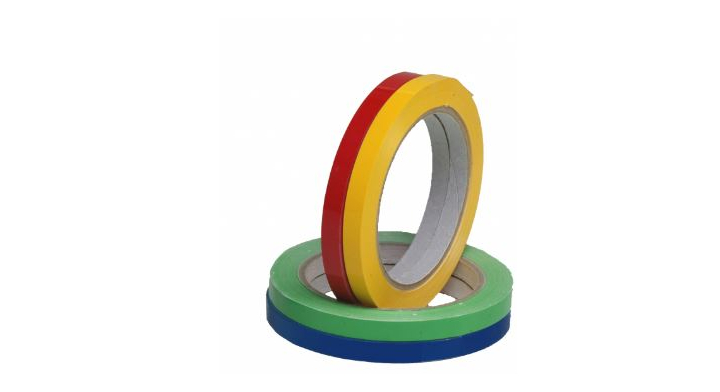 Tape voor zakkensluiter, PVC, 12mm x 66m, rood, Tesa 60404 (12 rol)