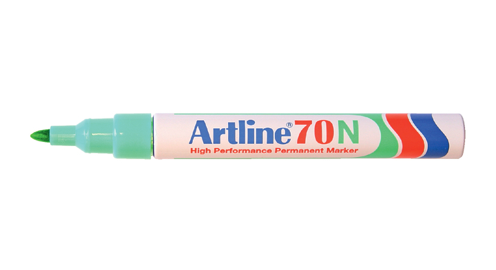 Viltstift artline 70 perm rond 1.5mm groen