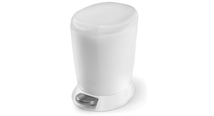 Simplehuman, pedaalemmer, 6 liter, wit, VB 005638