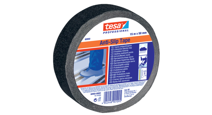Antisliptape tesa 60950 15mmx50m zwart(60950-00001-00)