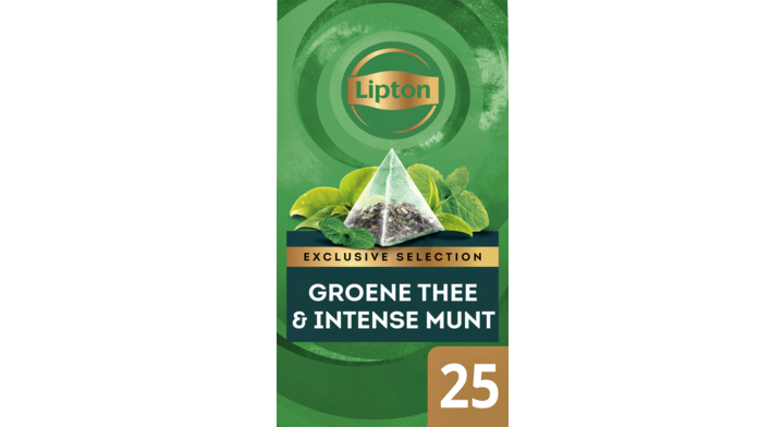 Lipton Exclusive Selection, groene thee, intense munt, 22734401 (25 stuks)