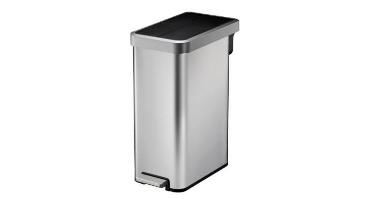 Ecofly II EKO, pedaalemmer, 45 liter, mat RVS, VB 928245