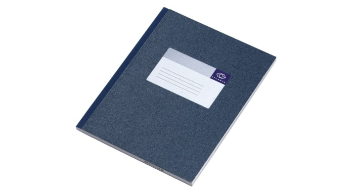 Register breedkwarto a1012-236 60blad blauw