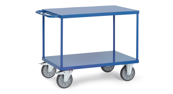 Stalen tafelwagen, 1000x700mm Draagverm. 600kg