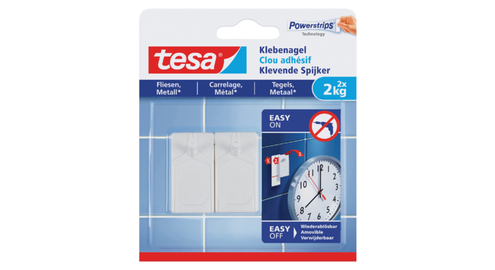 Klevende spijker tesa voor tegels en metaal 2kg(77762-00000-