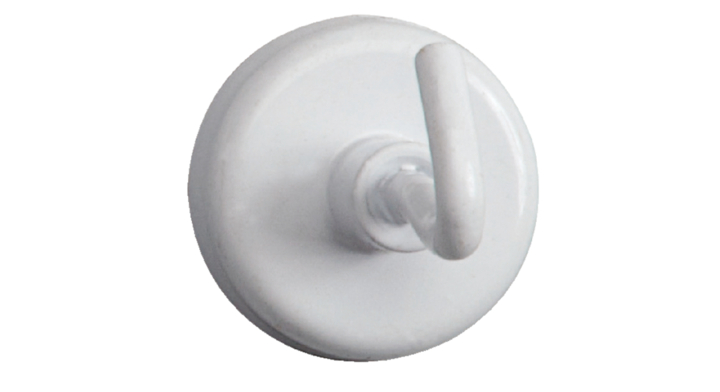 Haakmagneet maul 25mm 3kg wit(6157802)